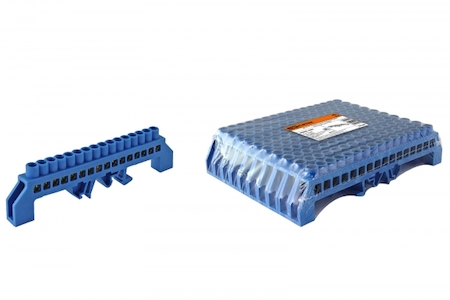 TDM ELECTRIC SQ0801-0081 Шина "N" нулевая в изоляторе на DIN-рейку 8x12мм 16 групп TDM
